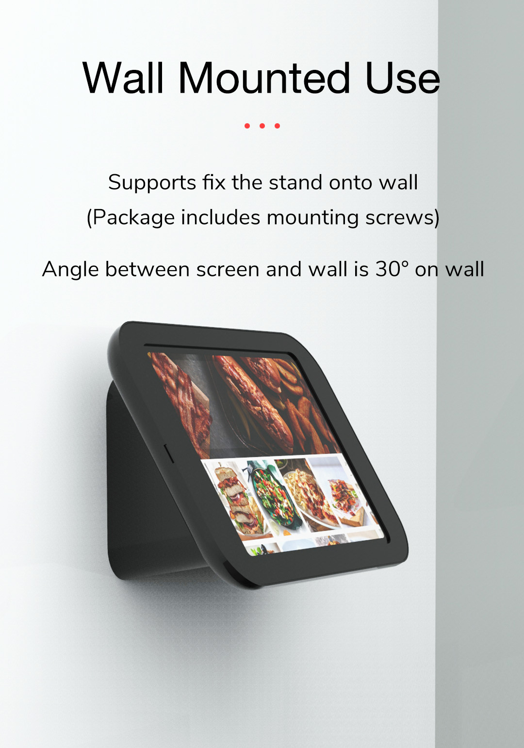 Metal Universal iPad 10/11 Inch Tablet Wall Mount Samsung Lenovo Counter Stand for Exhibition Stores Anti-Theft Counter Holder detail