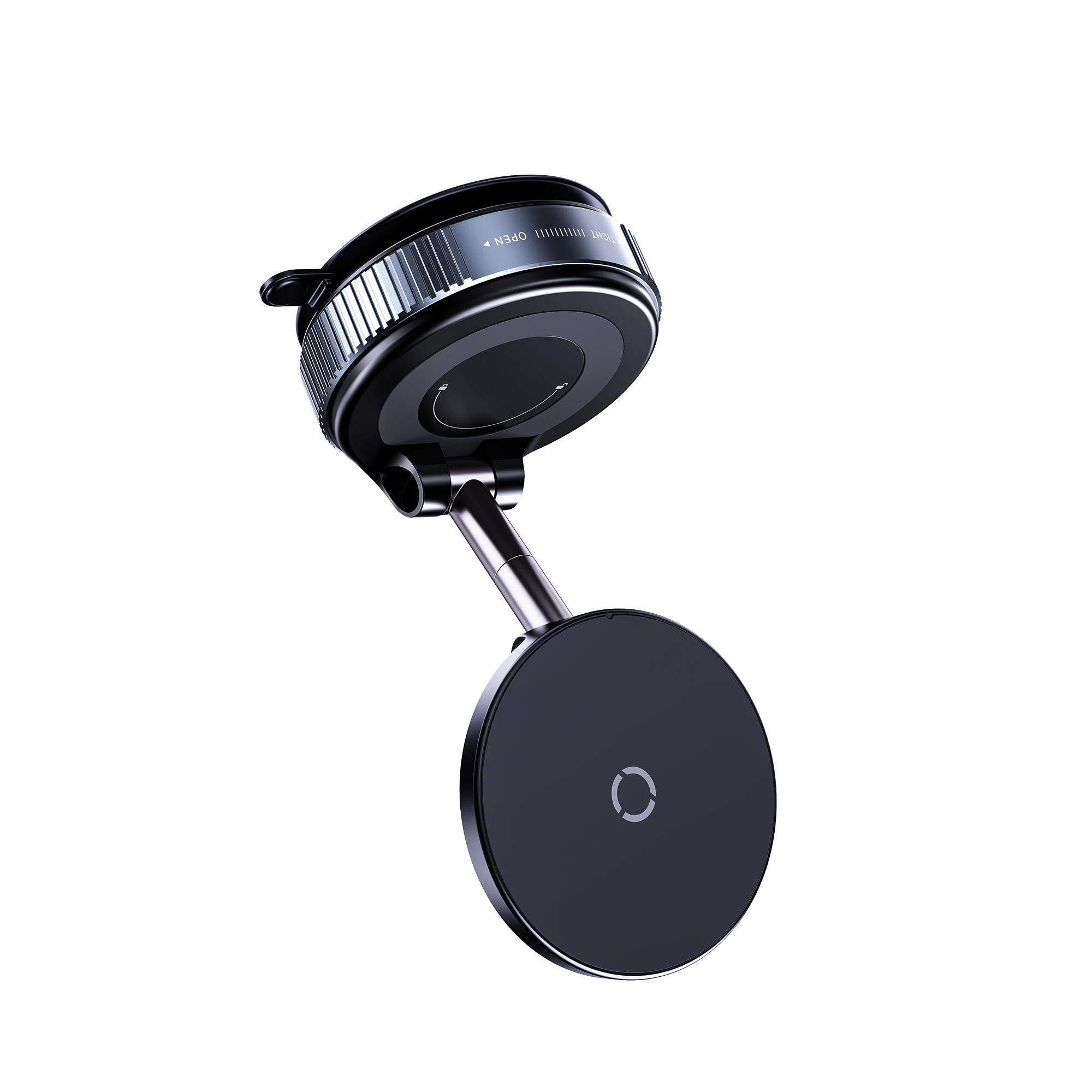 Foldable Suction Cup Magnetic Phone Mount 360° Adjustable Vacuum Flexible Magnetic Phone Holder for Car/Gym/Mirror Wall detail
