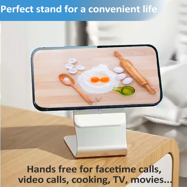Aluminium Magnetic Desk Phone Charger Stand Holder for iPhone 14 13 12  Pro Max Mini Wireless Charging Desktop Dock Mount detail