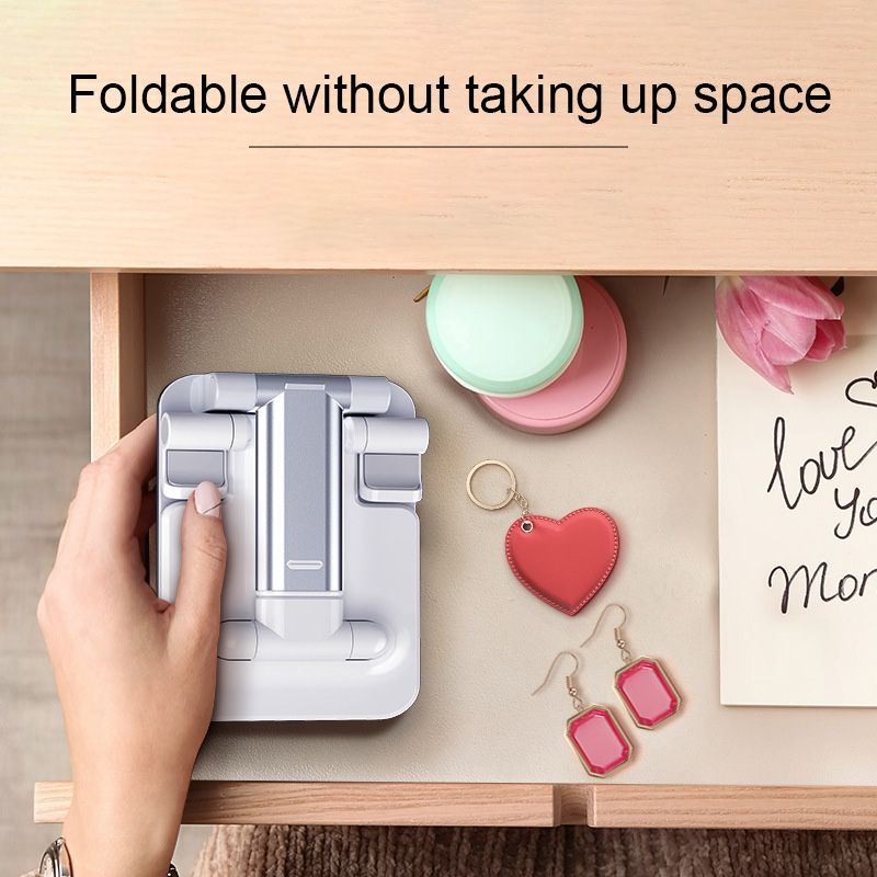 Aluminum Alloy Mobile Phone Holder Desktop Tablet Cell Phones Stand detail