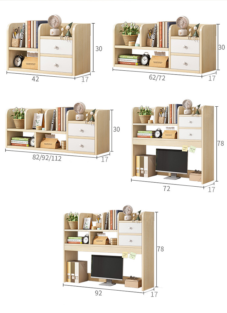 Desktop Bookshelf Creative Shelf Home Bedroom Desktop Storage Small Shelf Student Desk Storage Rack detail