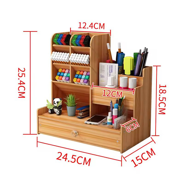 Creative Multi-Functional Pen Holder Desk Organizer Storage Box Modern Student Desktop Pen Rack Office Supplies detail