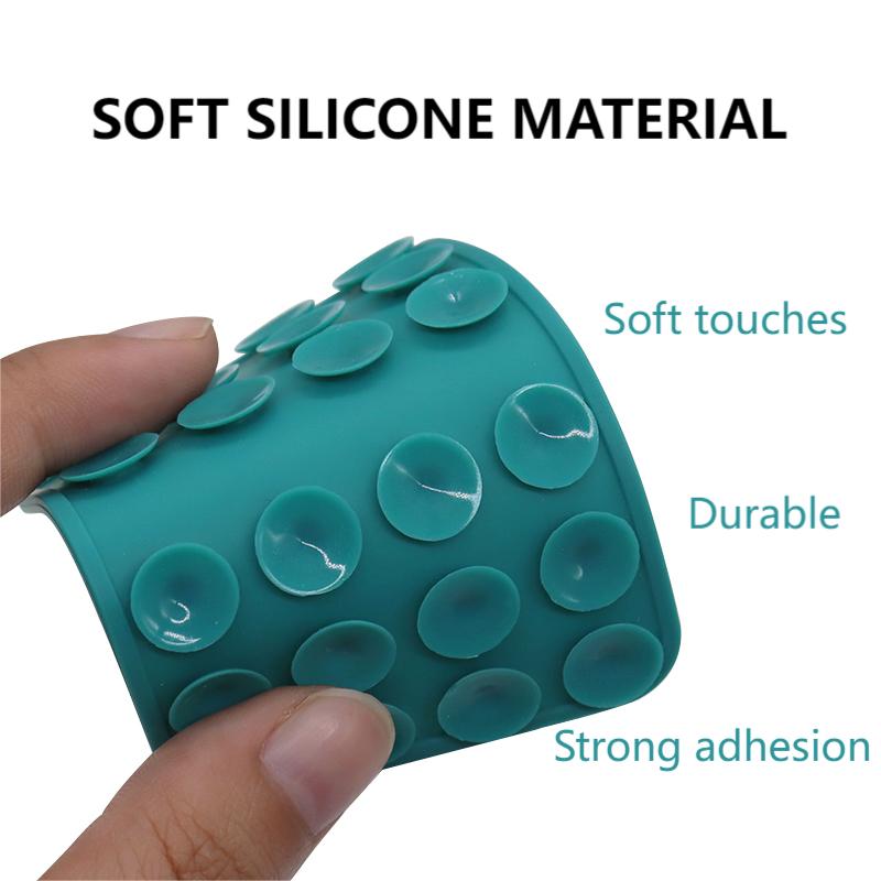 New Phone Mount Silicon Adhesive Phone Accessory for iPhone Multiiuse Silicone Sticky Grip Double-sided Suction Phone Case Mount detail