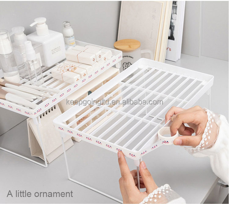 Tabletop Bookshelf  Display Shelf Desktop Organizer Shelf Storage Rack detail