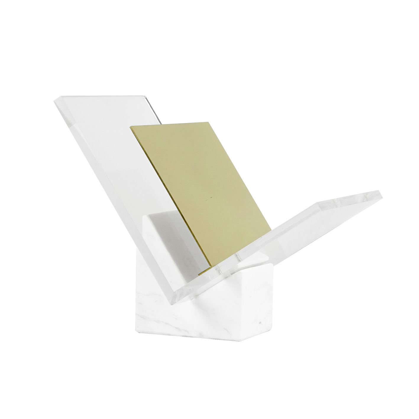 Acrylic Reading Bookshelf Photo Album Book Display Rack Living Room Coffee Table Multifunctional Desktop Decoration detail