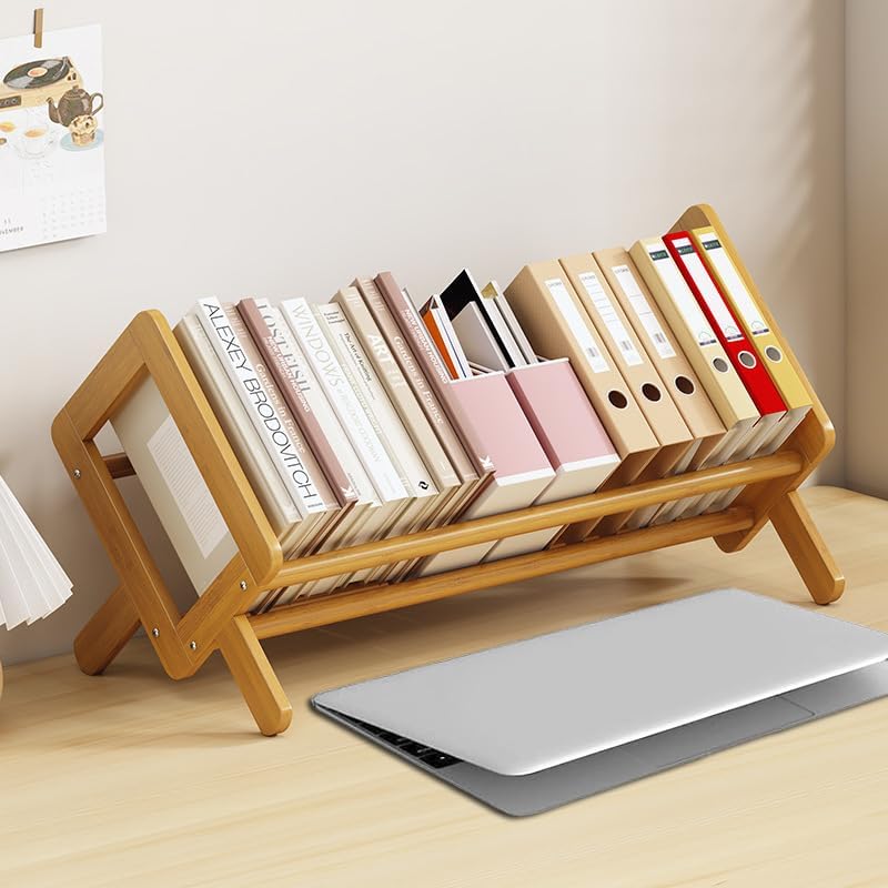 Wood Eco-friendly Durable Customized Color & Logo Bookcase Desktop Spice Organizer Shelves Storage Rack detail