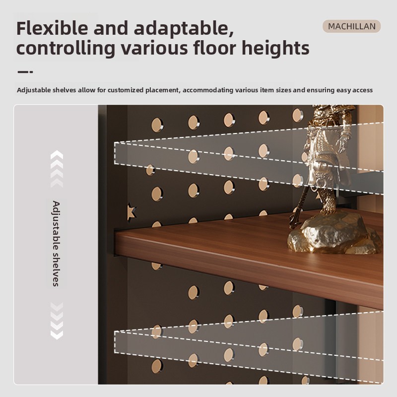 Durable Desktop Shelf Table DIY Pegboard Bookshelf Computer Desk Multi-Layer Storage Rack Office Display Rack Precious Metals product view