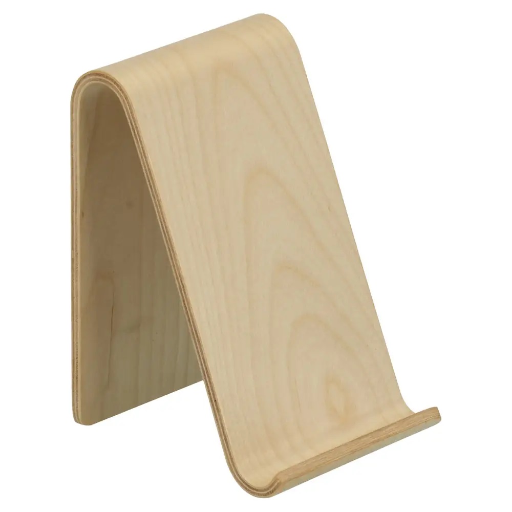 Wooden Cell Phone Stand Universal Mobile Phone Holder Stand Non Slip Stable Desktop Phone Stand detail