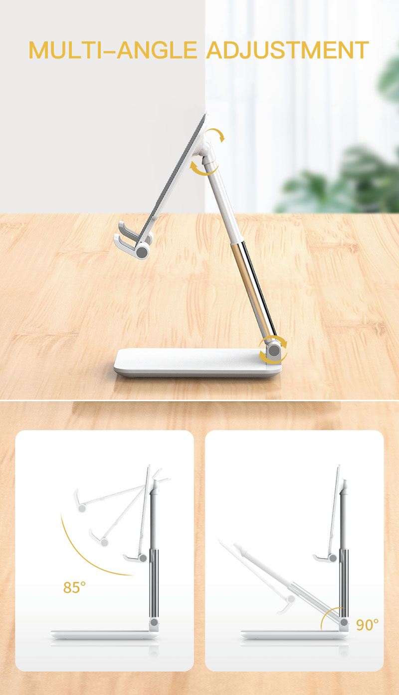 Factory Outlet Best Price Lazy Flexible Phone Stand Holder Folding Desktop Phone Stand detail