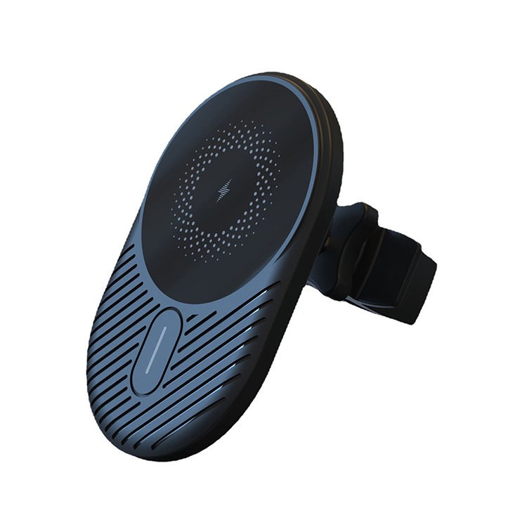 15W Electric Flexible Magnetic Wireless Car Charger Type-C Port Multi-Protection Air Vent Mount Phone Holder IPhone15 product view