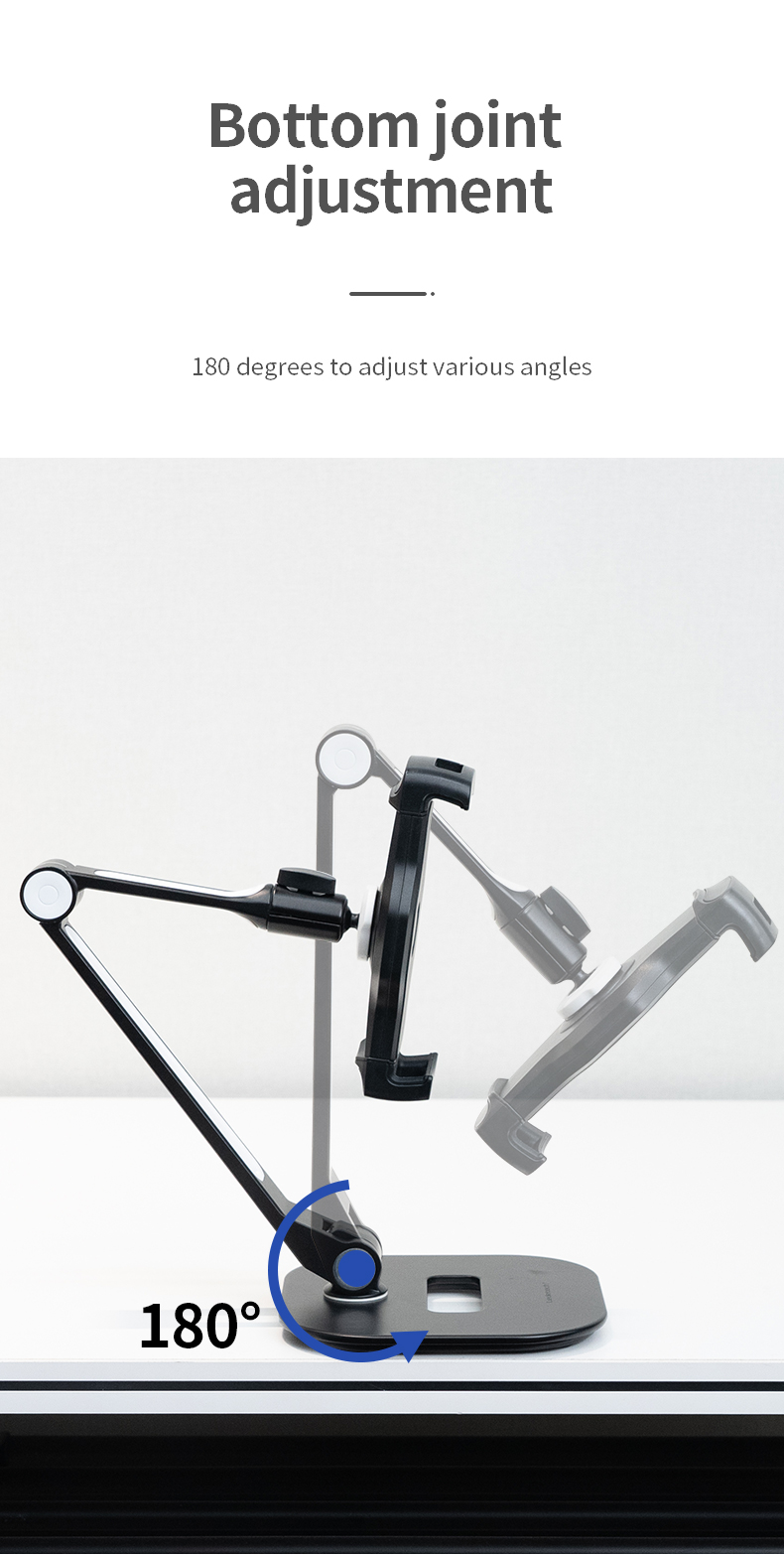 Phone Holder Tablet Stand Aluminium Stand 360 Rotation Aluminum+Plastic  Mobile Accessories  Laptop Free Hands OEM ODE detail