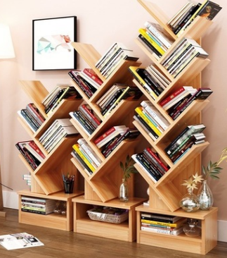 Arrangement and Assembly Desktop Simple Landing Bookshelf detail