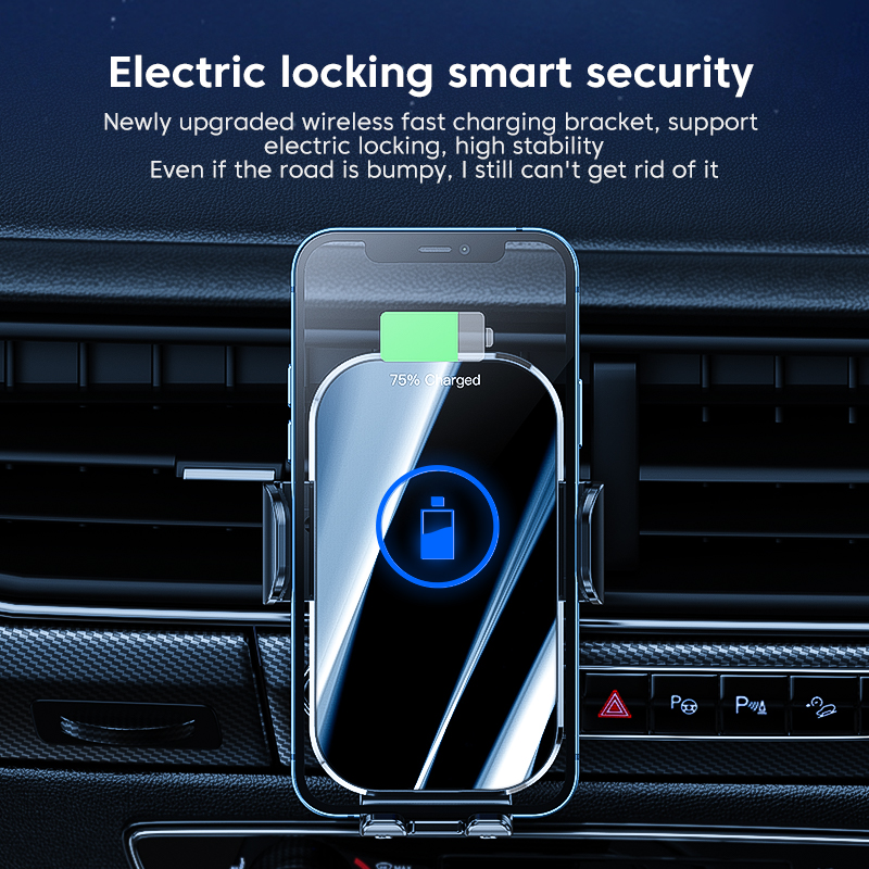 15W Flexible Universal Windproof Cell Phone Holder Waterproof Dashboard Mount Charging Stand Holder for Cars Mobile Phones product view