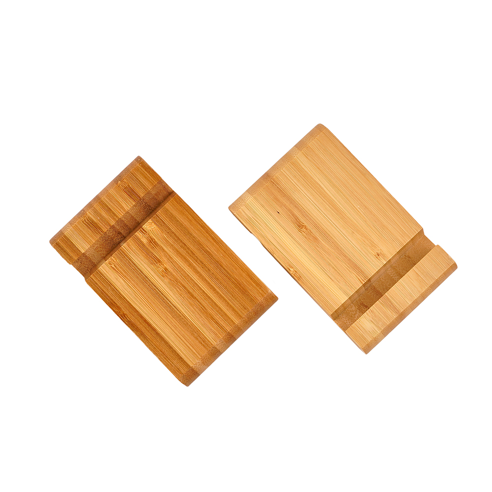 Customized Bamboo and Wood Smartphone Stand Desktop Phone Stand product view