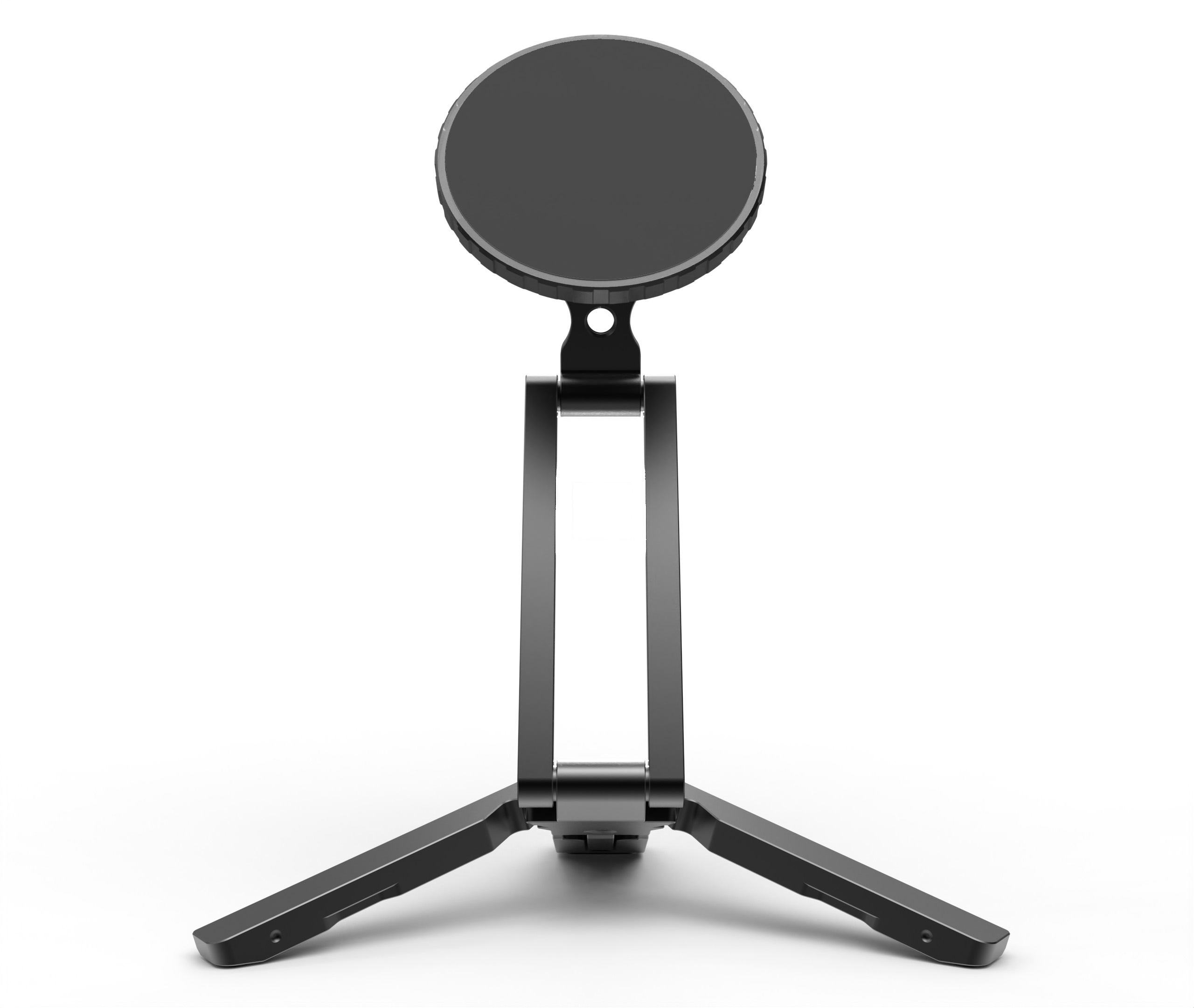 Portable Aluminum Alloy Universal Mobile Holder Adjustable Height Magnetic Desktop Cellphone Stand Folding Compatible Phone product view