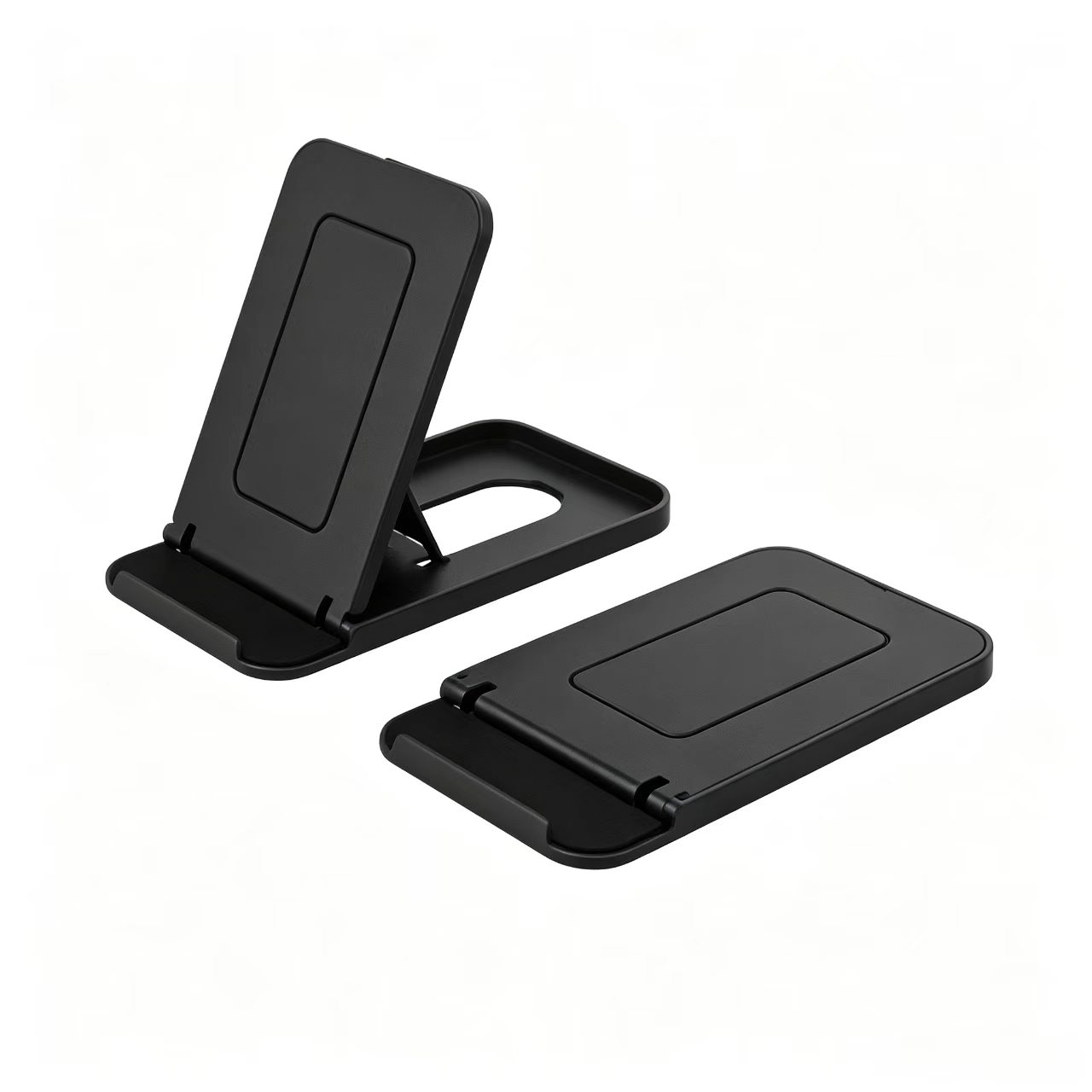 Portable Flexible Plastic Phone Stand with Adjustable Angle for PC Desk Office Home Use Lightweight Compact Easy to Carry