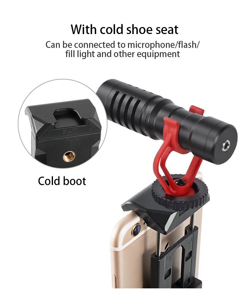 BEXIN Best-selling Plastic Phone Clip With Expandable Phone Clip Stand, Suitable for Mobile Live Streaming Stand detail