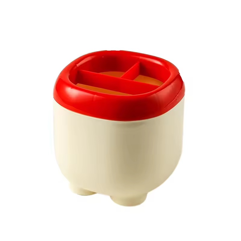 Girl Themed Cartoon Cute Square Multifunctional Plastic Pen Holder High Aesthetic Value School Desk Storage Home Office Office product view
