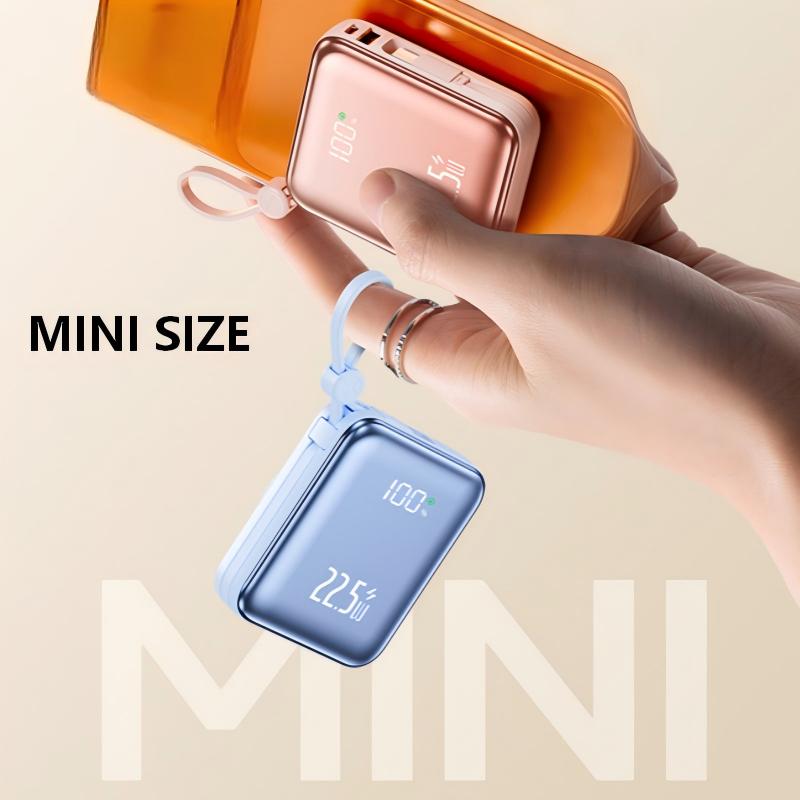 2026 New PD 22.5W/15W Wireless Power Bank High Capacity 10000mAh Ultra Slim Mini Portable Fast Charging with Type-C Input logo detail
