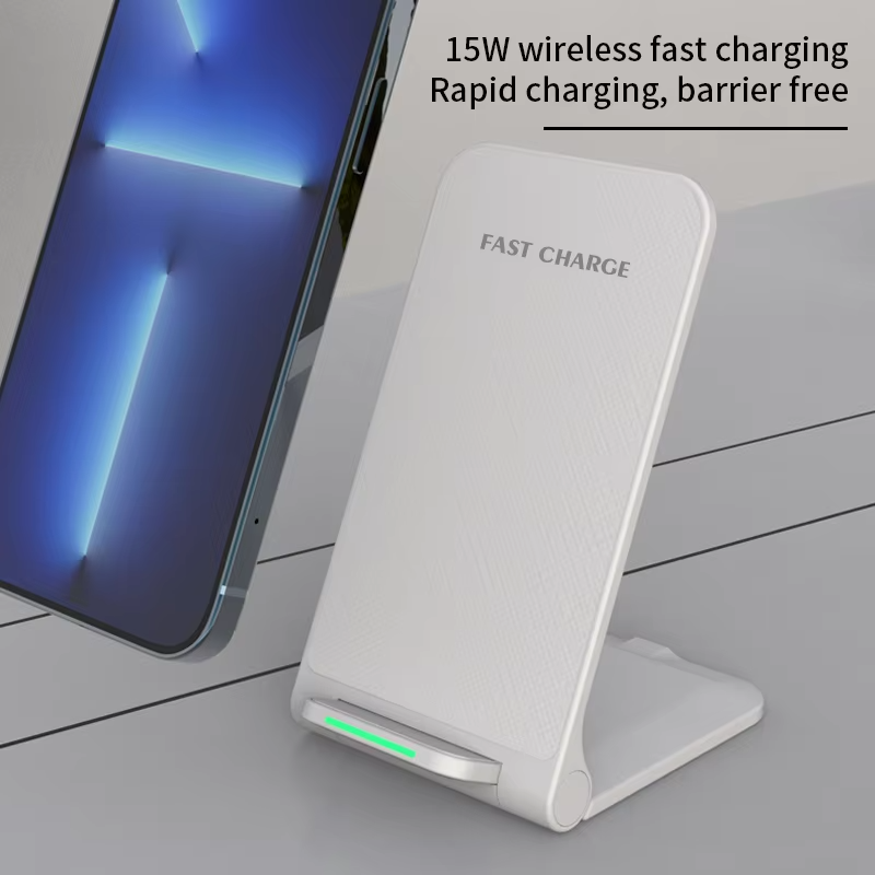 15W Foldable Fast Wireless Charger Stand New Desktop Phone Holder with 15W Fast Charging product view