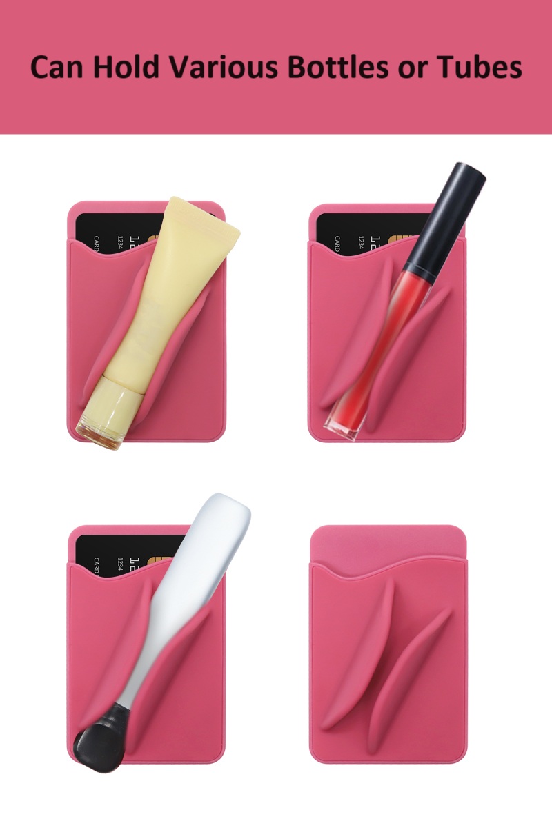 Reusable Hands-free Suction Cup Phone Holder Magnetic Phone Mount Card Wallet Phone Stand Mobile Holder detail