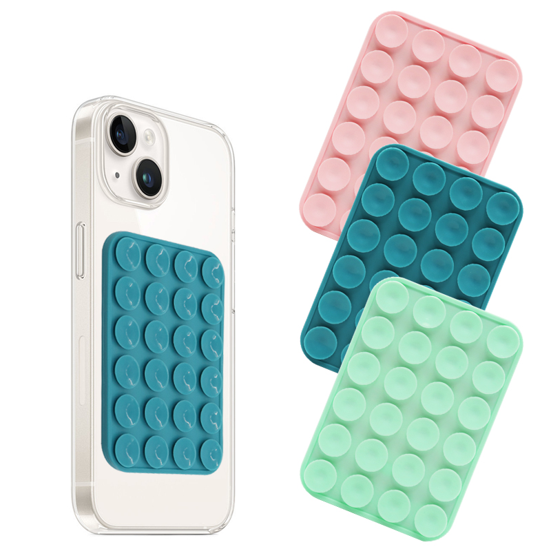 Magnetic Suction Phone Holder for MagSafe Case Silicone Adhesive Grip Stand for iPhone Removable Hands-Free Selfie iPhone Case product view
