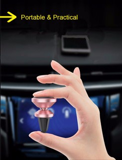 Strong Magnetic Flexible 360 Degree Rotating Adjustable Height Car Phone Holder for All Smartphones detail