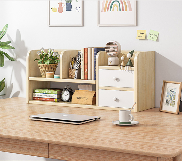 Desktop Bookshelf Creative Shelf Home Bedroom Desktop Storage Small Shelf Student Desk Storage Rack detail