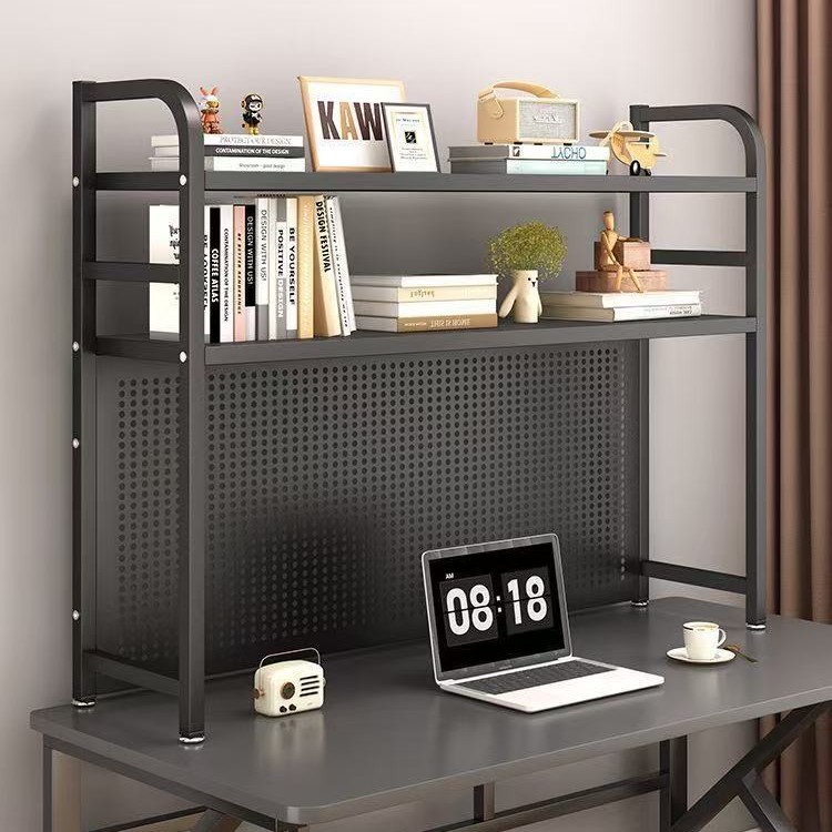 Desktop Board Double Tier Bookshelf Wall Mounted Living Room Storage Rack Dormitory Display Creative Bookcase