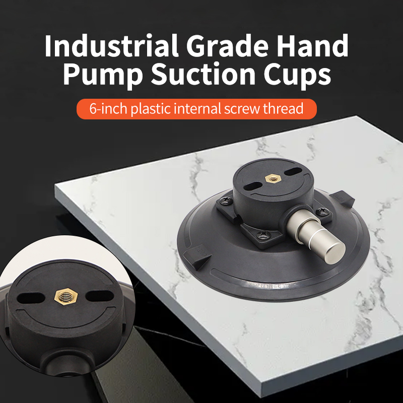 4.5 Inch Suction Cup Phone Holder Vacuum M6 M8 1/4"20 Metal Aluminium Hand Pump Strong Cups for Glass Marble Fixing Camera detail