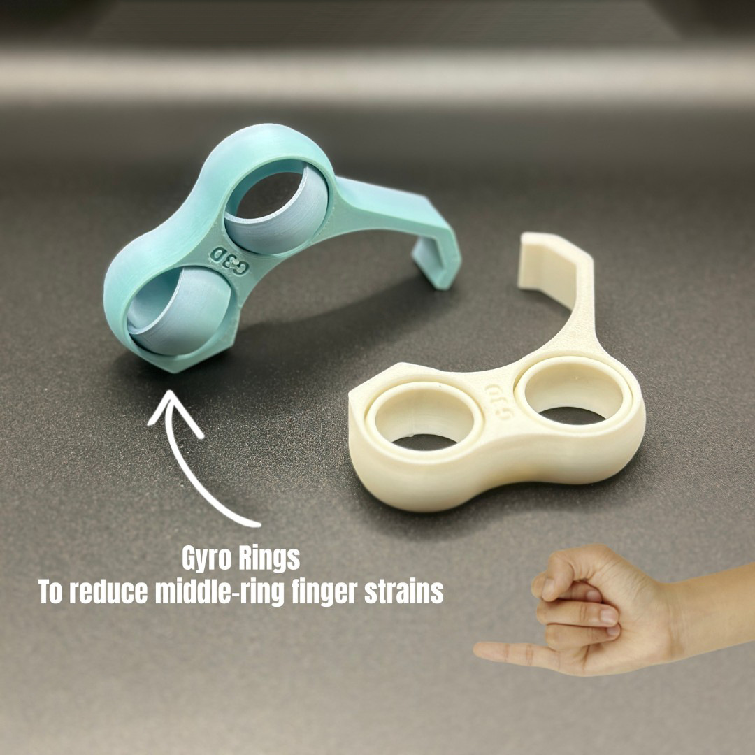 The 3D-printed, State-of-the-art Ergonomic Phone Stand Made of PLA Material Effectively Reduces Pressure on Fingers and Palms. detail