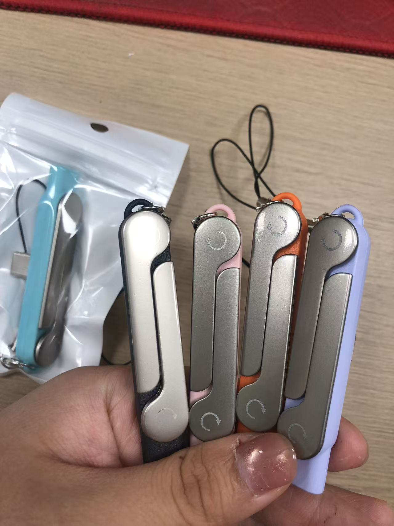 Factory 2 in 1 Phone Stand Phone Holder Black Orange Pink Purple Blue White ODM OEM for Mobile Phone Electronic Accessories detail