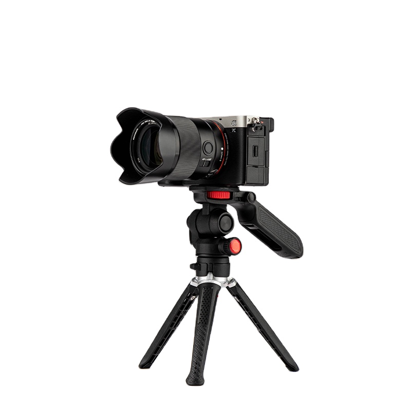 Goocong OEM Professional Universal Fluid Head Stable Smartphone Camera Tripod Stand