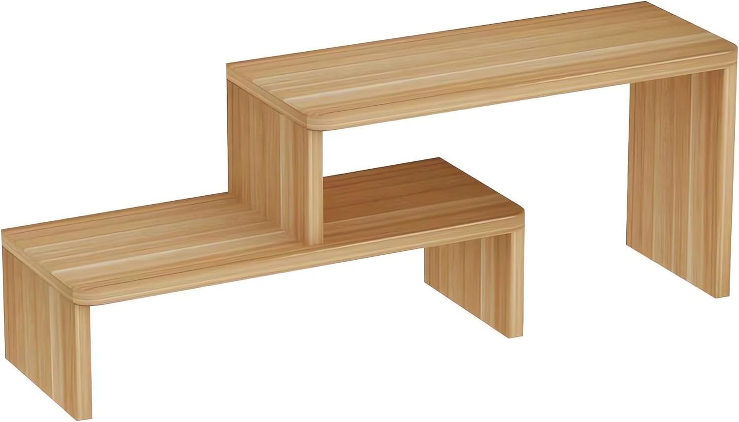 Du's Solid Wood Desktop Bookshelf, Compact Design for Small Spaces, Premium Wood Construction, Sturdy and Durable product view