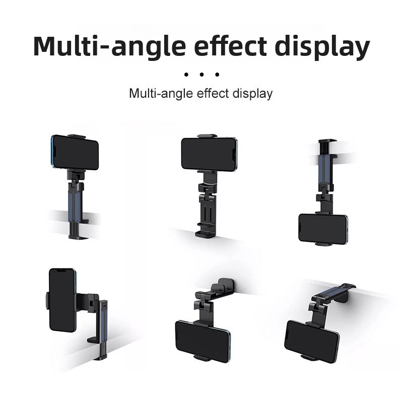 Universal in Flight Travel Phone Holder Hands-free 360 Rotation Airplane Clip Fix Foldable Portable ABS Mobile Phone product view