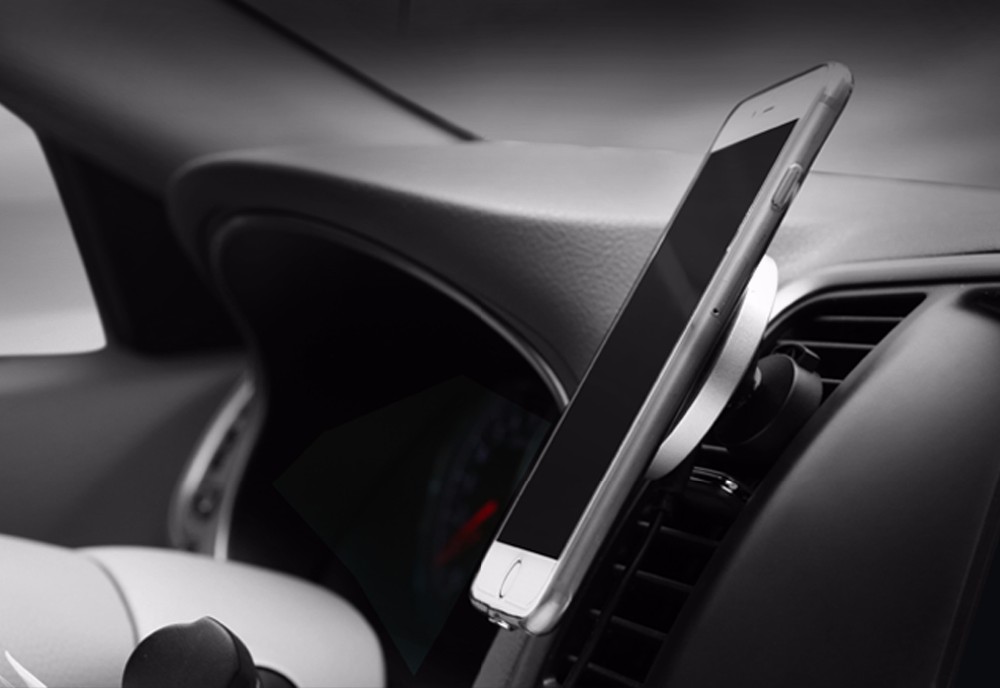 Universal Holder Multi Angle Adjustable Cell Phone Aluminium Cell Phone Holder Magnetic Stand with Wireless Charging detail