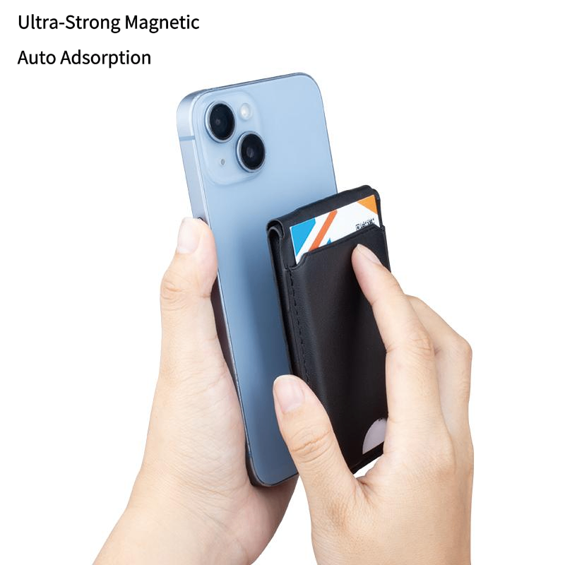 Multifunctional Magnetic 3-in-1 Wireless Charger Phone Stand with Back Card Slot Support Horizontal Vertical Viewing product view