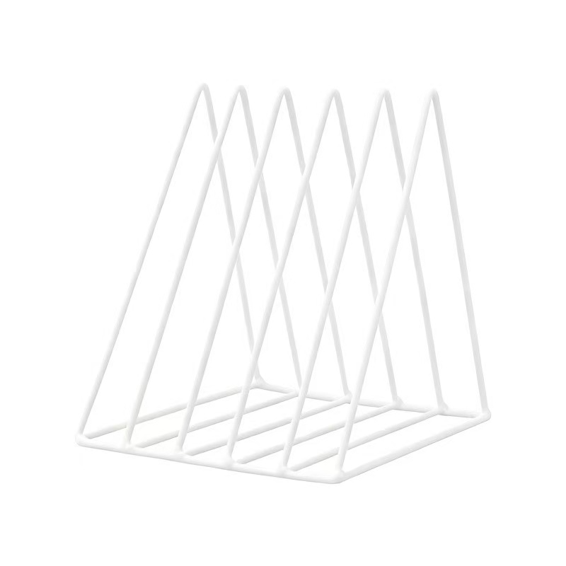Simple Metal Desktop Bookshelf, Small Tabletop Magazine Storage Rack for Office OEM Custom Available
