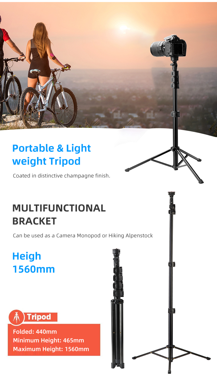 Digital 360 Rotating Horizontal Stabilizer Dslr 2m Video Holder 3110 Mobile Stand Professional Camera Selfie Tripod detail