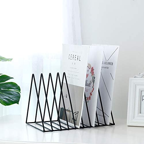 Hot Sale Creative Iron Art Bookstand Scandinavian Simple Office Small Bookshelf Desktop Storage Student Table Simple Bookshelf detail
