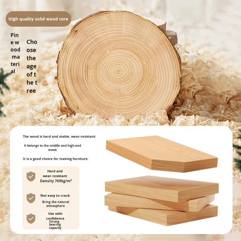Solid Wood Minimalist Modern Style Desktop Bookshelf Storage Rack for Home Bay Window Desk product view