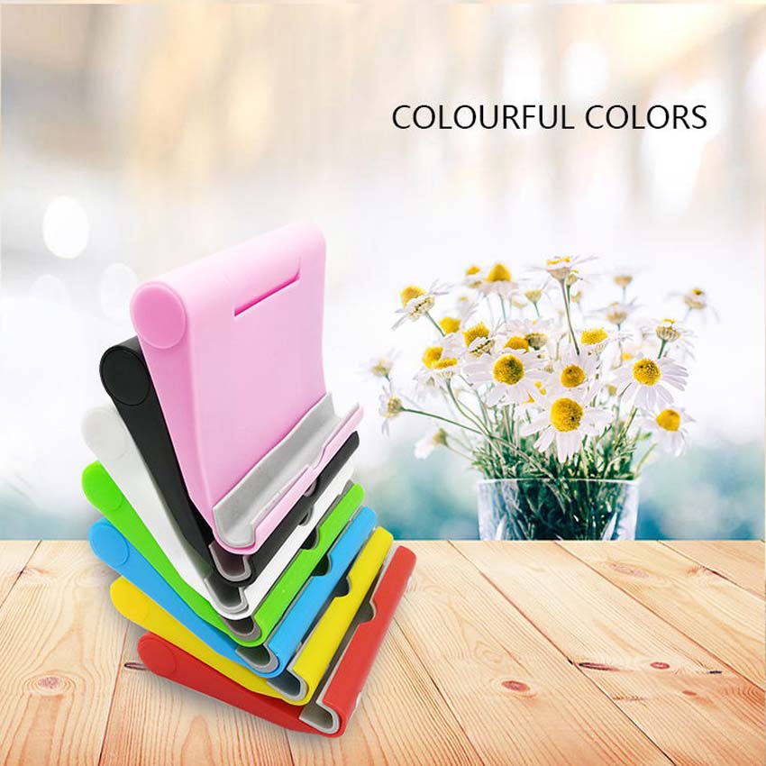 Wholesale Plastic Mobile Phone Stand Folding Desktop Cell Phone Holder Table Stand detail