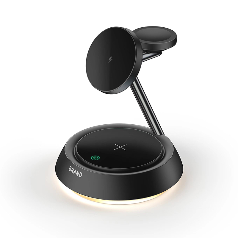 Best Selling Multifunctional Magnetic Phone Holder 3 in 1 Wireless Charger Stand for IPhone product view