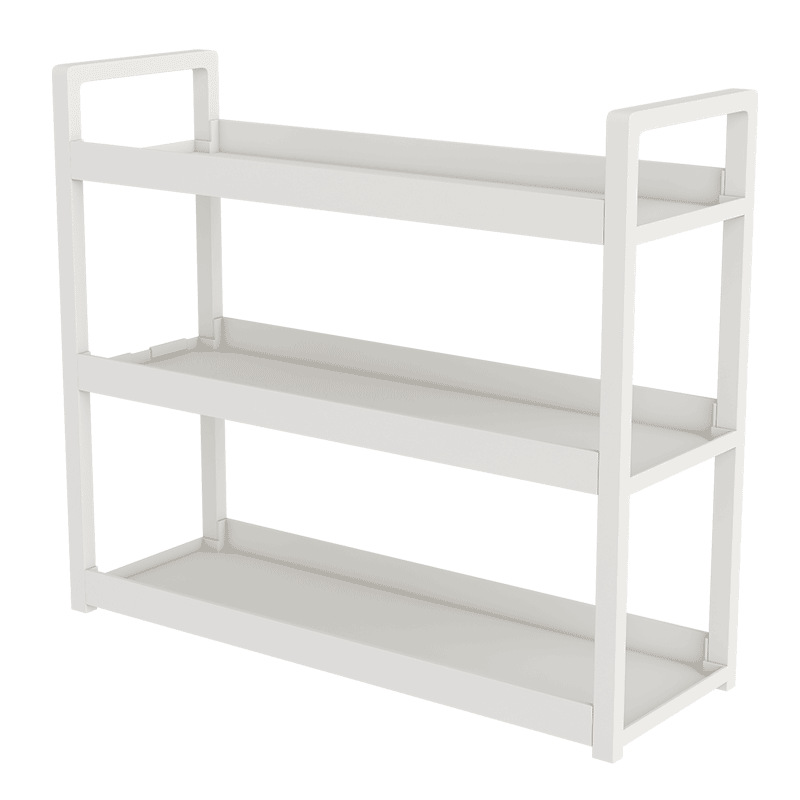 Desktop Shelf Three-Layer Standing Type Bookshelf Student Desk Storage Rack Office Computer Desk for Living Room product view