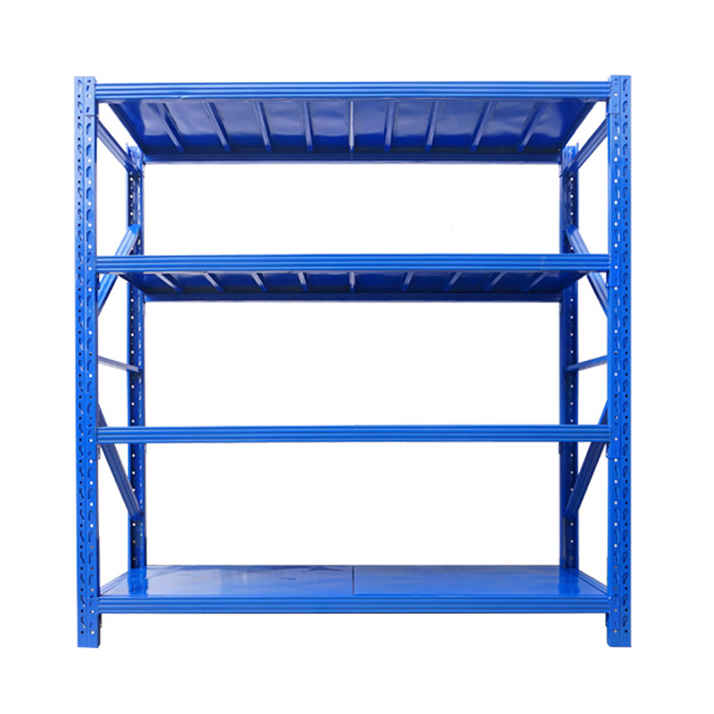 Solid Light Duty Steel Storage Rack 100kg Adjustable Metal Shelves For Office Records Shelving System