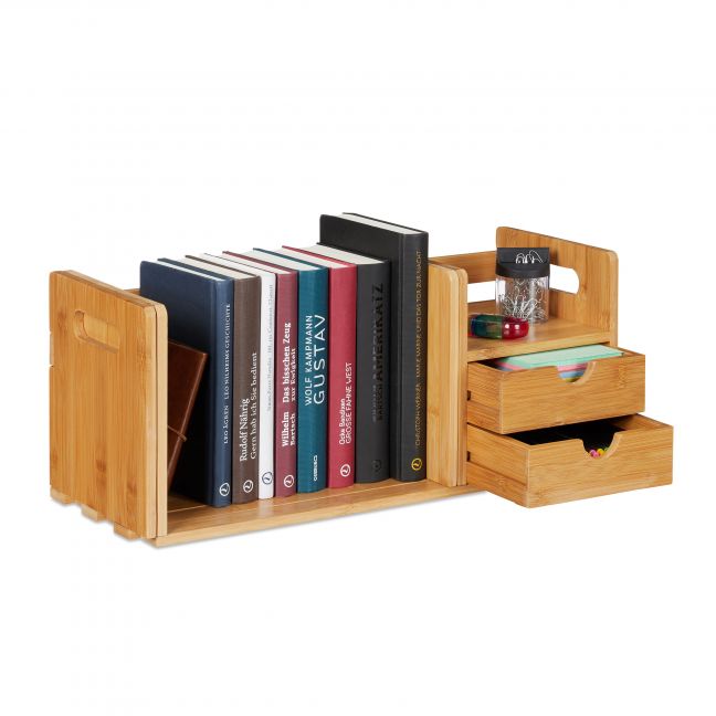Customized Cheap Natural Bamboo Living Room Corner Expandable Modern Minimalist Bookshelf Storage Rack detail
