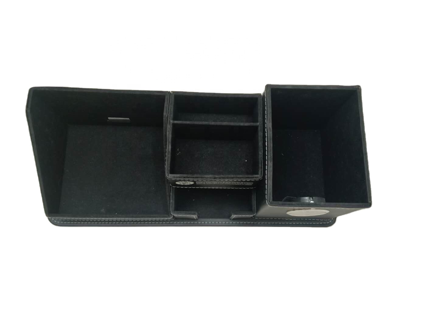 LG-B050 Classic Design Leather Made Multi-functional Pen Desk Holder Organizer Foldable Detachable Design High Quality Office product view