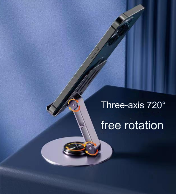 Portable Mobile Phone Holders Tablet Stand for Phone, Angle Height Adjustable Phone Stand, Foldable Cell Phone Stand for Desk detail