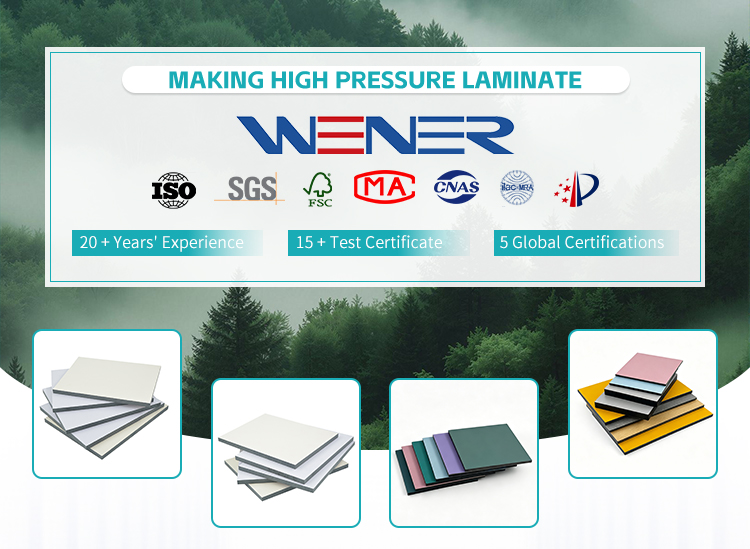 Good Price Decorative HPL Waterproof Heat Resistant Wire Countertop Book Shelf detail