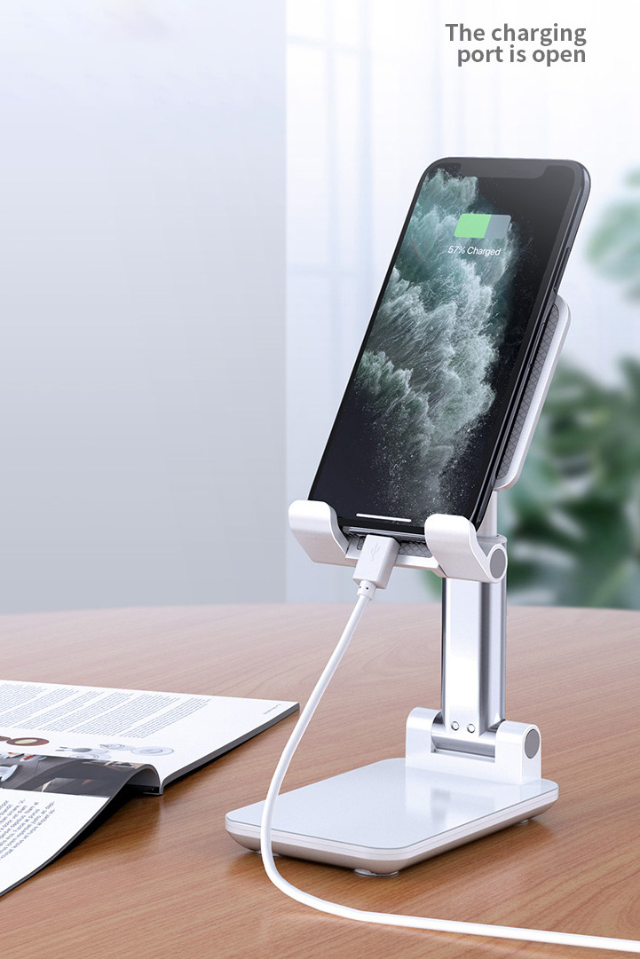 Aluminum Alloy Mobile Phone Holder Desktop Tablet Cell Phones Stand detail